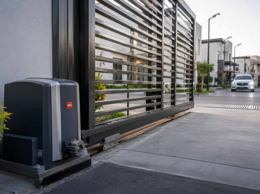 Motores para puertas eléctricas instalados por Puertas Lirsa en Ecuador