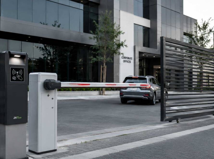 Sistema de control de acceso instalado por Puertas Lirsa en Ecuador