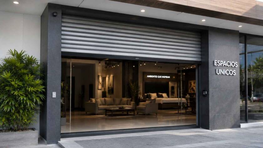 Puerta enrollable automática instalada por Puertas Lirsa en Ecuador